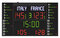 FC54H25N12A1 Scoreboard model FC54 with side panels for number and fouls of 12 players_Front